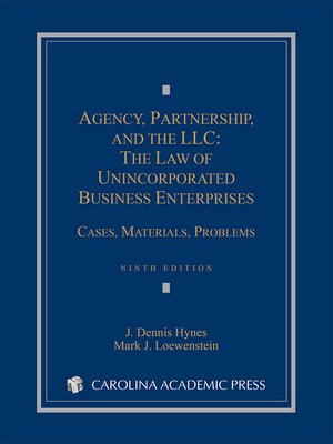 cover image of Agency, Partnership and the LLC